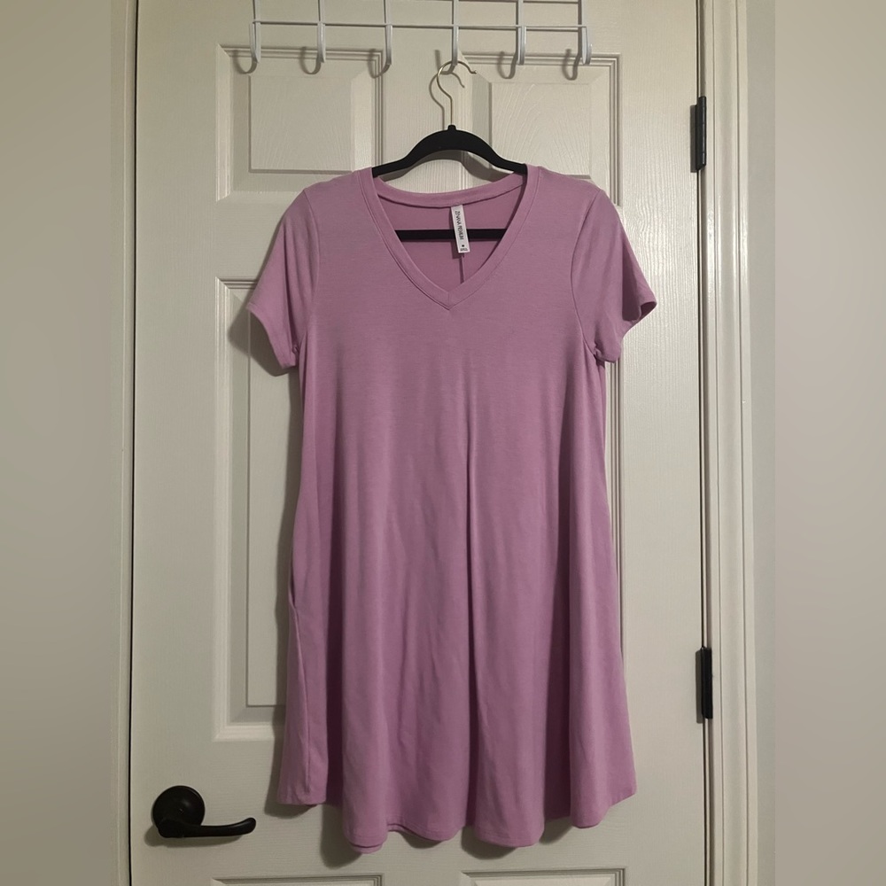 Purply pink Zenana Premium Dress